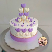 کیک زیبای دخترونه که خیلی به دلم نشست