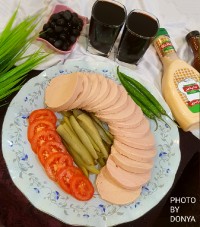کالباس مرغ خانگی