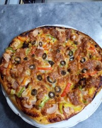 پیتزای خونگی خوشمزه