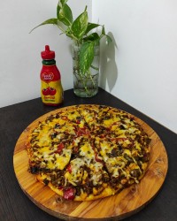 پیتزا مرغ و گوشت