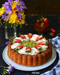 کیک شیفون نارگیلی