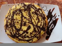 کیک پرتقالی شکلاتی