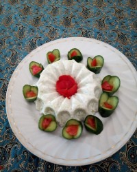 ماست و خیار قالبی