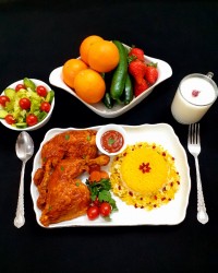 چلو مرغ مجلسی متفاوت
