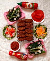 کتلت با گوشت چرخ کرده