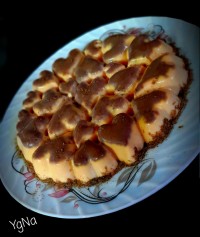 دسرکرم چیز بیسکویتی