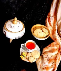 شیرینی کشمشی دمنوش زعفران