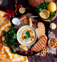 سوپ قارچ خامه ی