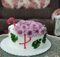 کیک فلامینگو برای خواهرزاده ی عزیزم