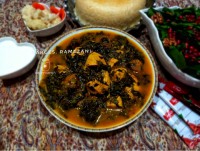 خورشت آلو اسفناج