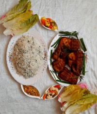 شوید پلو با ماهی