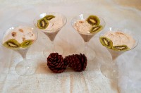 دسر موز و خامه