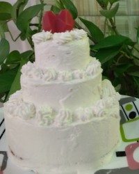 مینی کیک سه طبقه