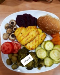 استیک ماهی با ادویه مخصوص