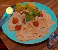 پاستا با سس آلفردو