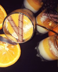 ♧♧دسر پرتقالی و وانیلی♧♧