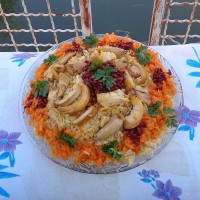 هویج پلو بامرغ