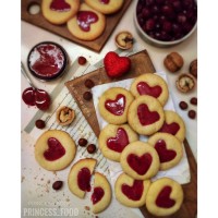 شیرینی پایه بدونِ کره شیرینی مربایی