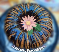 کیک دو رنگ (زبرا کیک)