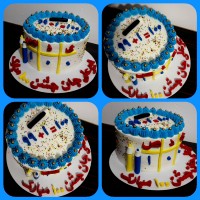 کیک سفارشی عدد۱۰۰