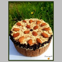 کیک یخچالی نارگیلی