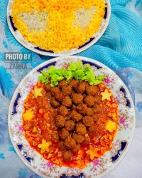 خورش قیمه با کوفته قلقلی