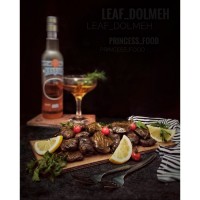 دلمه برگ مو بدون گوشت