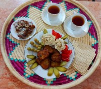 نهار ساده روز جمعه نمونه کار بافتنی ام ?