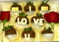 پست ویژه....با توت فرنگی شکلاتی