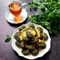 کوکی پسته و شکلات