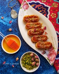 شیرینی زبان (با خمیر هزار لا)