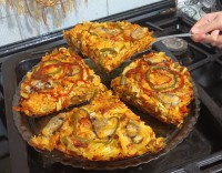 پیتزاماکارونی ورق بزن ته دیگشو ببین