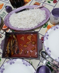 شام چهارشنبه سوری با عجله و ساده ی ما?