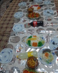 مهمون خواهری بودیم اگه چیدمانش بعده ببخشی دیگه