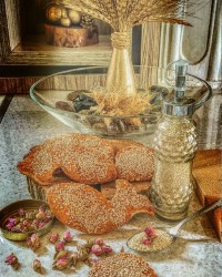 شیرینی کنجدی خانگی