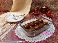 توپک سیب شکلاتی یا دسر آمریکایی