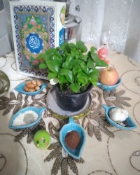 سفره هفت سین ساده