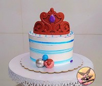 کیک پسرونه تاج دار