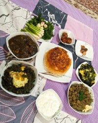 سفره گیلانی برای چهارشنبه سوری