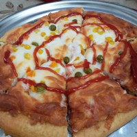 پیتزا دستپخت اقا پسر گلم