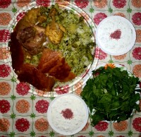 باقالی پلو جاتون سبز همراهان گرامی