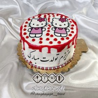 سفارش کیک گیتی برای تولد دختردایی عزیزم?