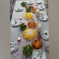 خوراک مرغ با پلو
