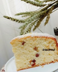 کیک نارگیل وکشمش