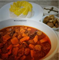 خورش کدو حلوایی