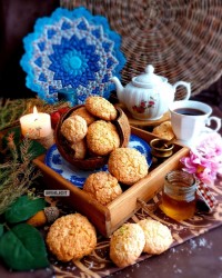 شیرینی قرابیه ی نارگیلی