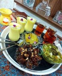محلبی زعفرانی