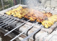 جوجه کباب سیزده بدرمون برغان رفته بودیم