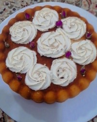 کیک پرتقال.ایام به کامتون دوستان