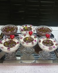 فرنی با آرد برنج